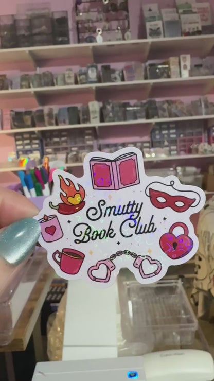 Smutty Book Club Symbols Sticker