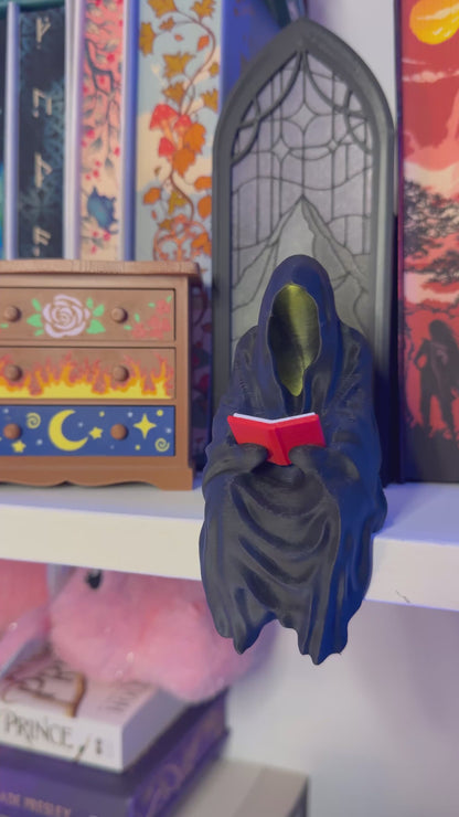 The Suriel Reading a Book Tealight Holder Bookshelf Decor