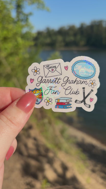 Off Campus Garrett Graham Fan Club Inspired Sticker