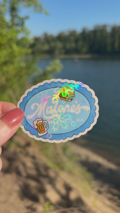 Off Campus Malones Inspired Sticker
