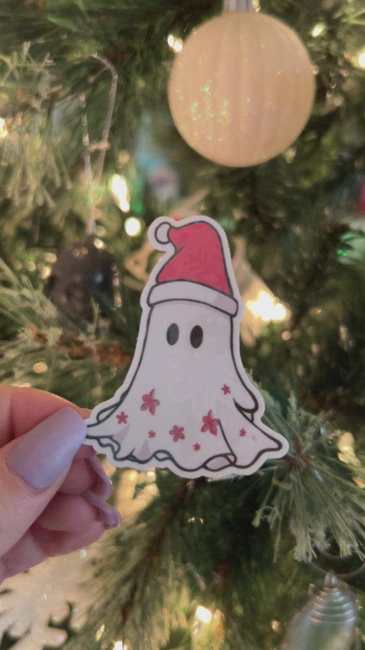 Holiday Ghost Sticker