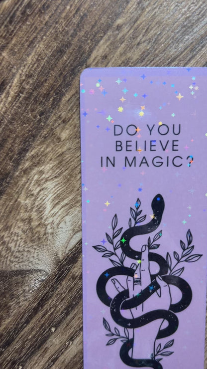 Do You Believe in Magic Laminated Cardstock Bookmark