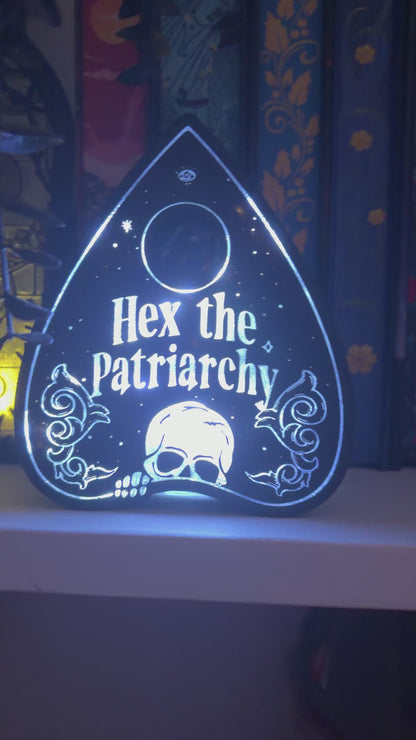 Hex the Patriarchy Light Up Book Nook