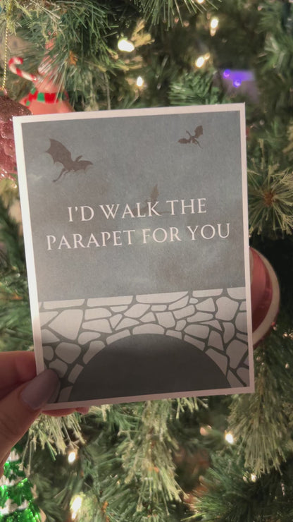 Fourth Wing Parapet Greeting Card