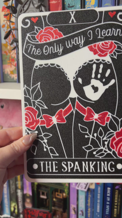 3d Printed Smut Sign "The Spanking" Decor