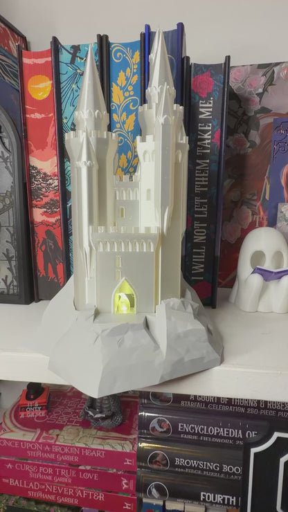 Throne of Glass Inspired Castle Bookshelf Decor