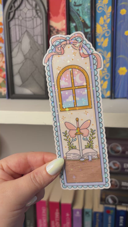 Fantasyland Window Die-Cut Sparkle Bookmark
