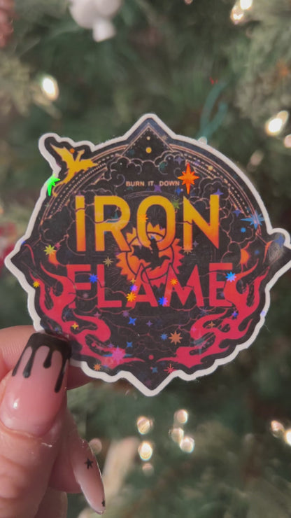 Iron Flame Dark Sticker