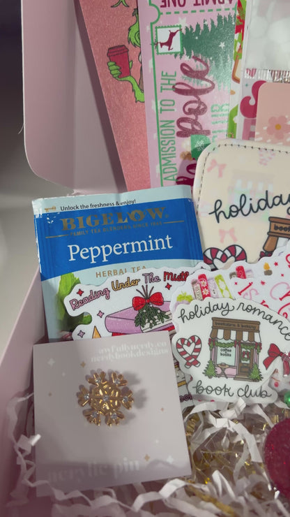 Romance Reader Holiday Box – Bookish Christmas Gift Set Under 25