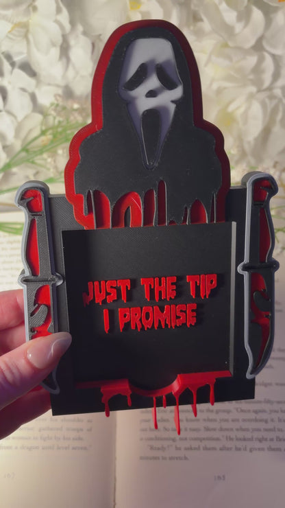 3D Printed “Just the Tip, I Promise” 4x4 Post-It Note Holder