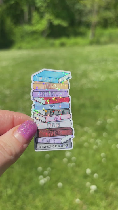 Albums Bookstack Sticker