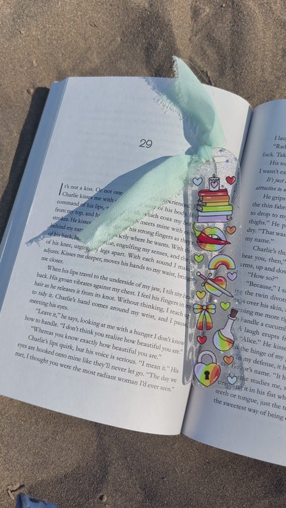 LQBTQ+ Symbols Acrylic Bookmark