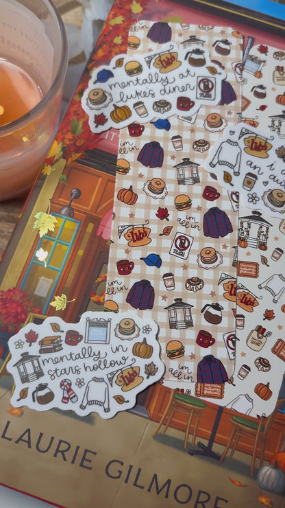 Gilmore Girls Autumn Dual-Sided Matte Cardstock Bookmark