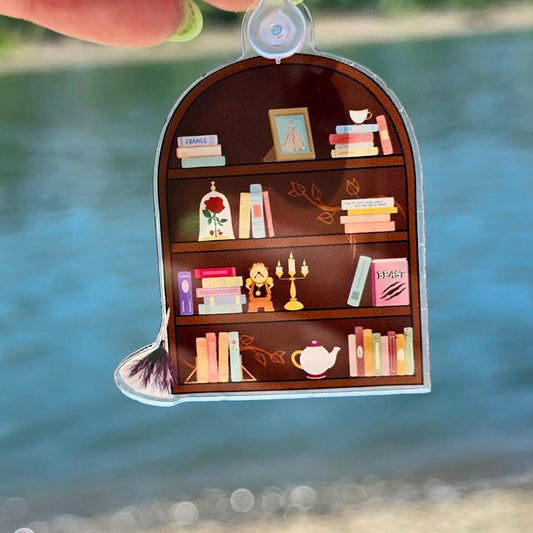 Princess Bookshelf Keychain - Awfullynerdy.co