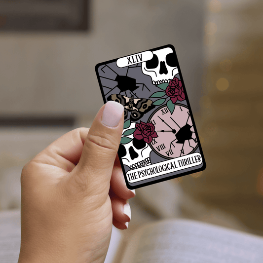 Psychological Thriller Tarot Card Sticker - Awfullynerdy.co