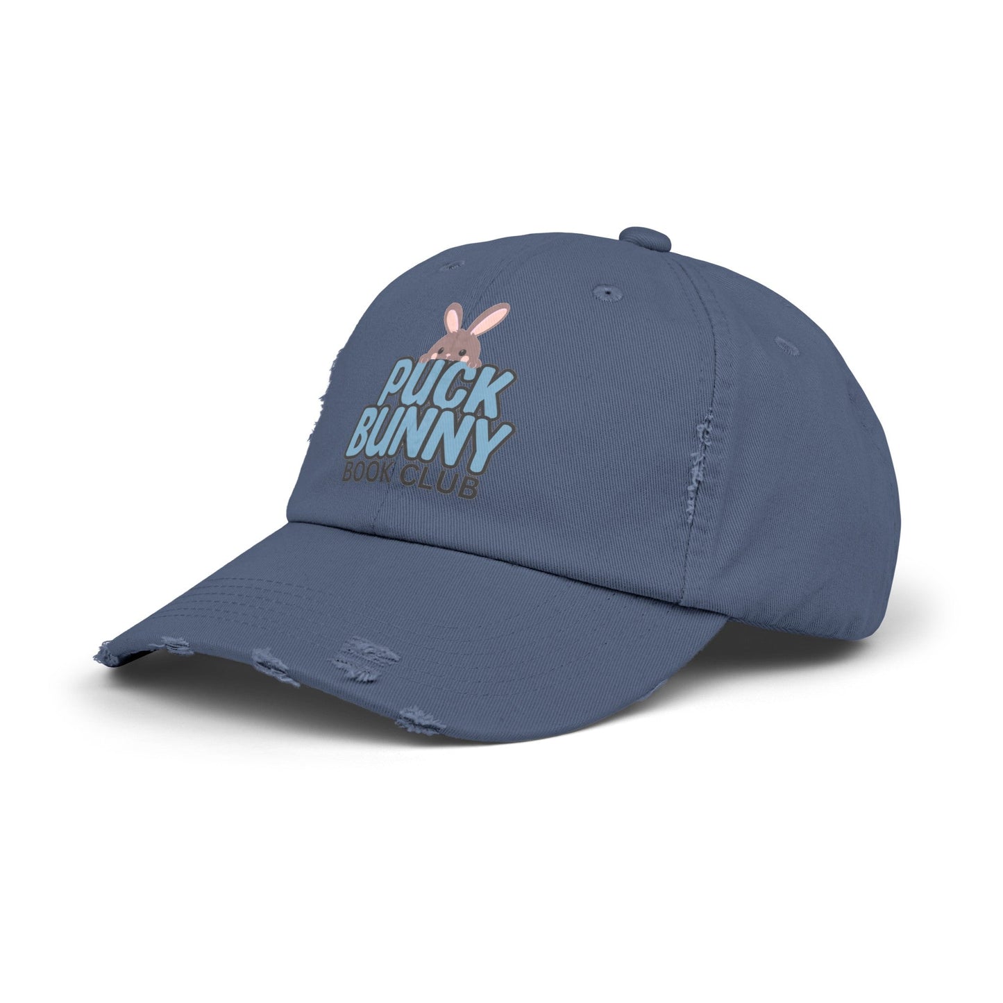 Puck Bunny Book Club Distressed Cap - Awfullynerdy.co