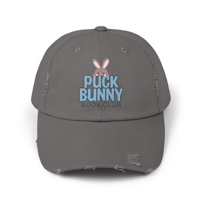 Puck Bunny Book Club Distressed Cap - Awfullynerdy.co