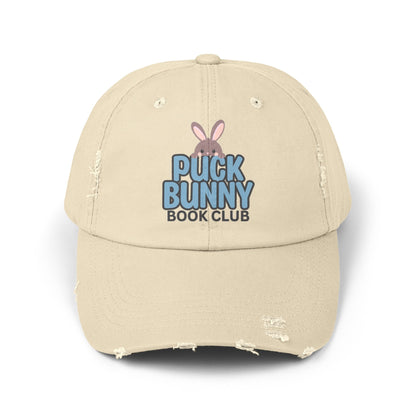 Puck Bunny Book Club Distressed Cap - Awfullynerdy.co