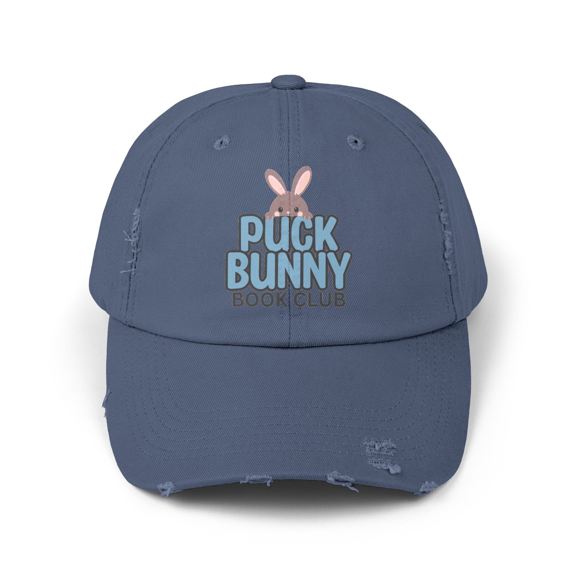 Puck Bunny Book Club Distressed Cap - Awfullynerdy.co