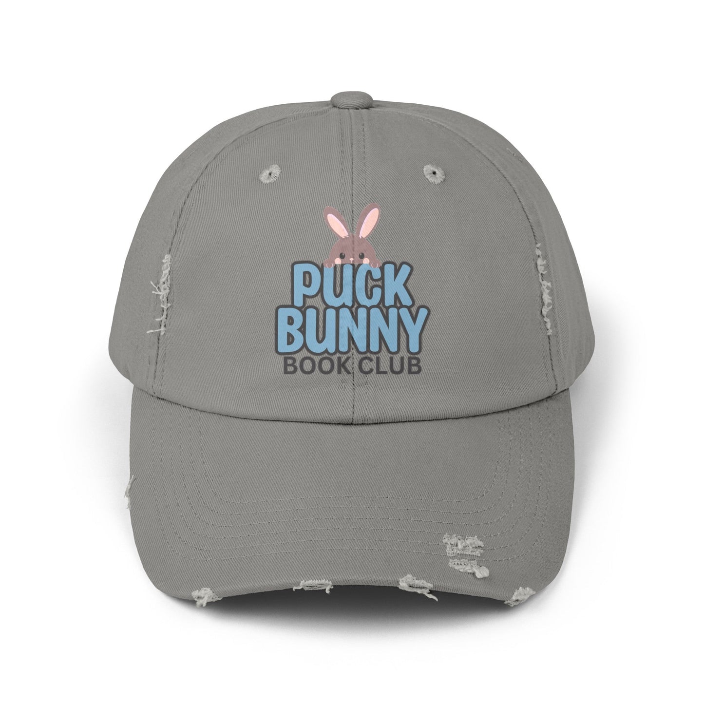 Puck Bunny Book Club Distressed Cap - Awfullynerdy.co