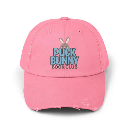 Puck Bunny Book Club Distressed Cap - Awfullynerdy.co