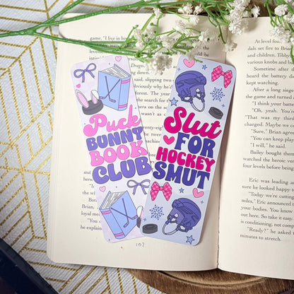 Puck Bunny Inspired Dual - Sided Matte Cardstock Bookmark - Awfullynerdy.co