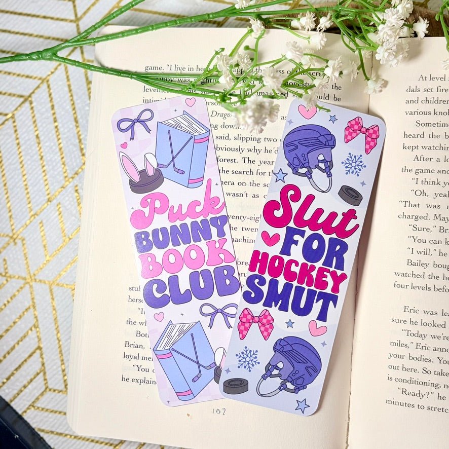 Puck Bunny Inspired Dual - Sided Matte Cardstock Bookmark - Awfullynerdy.co