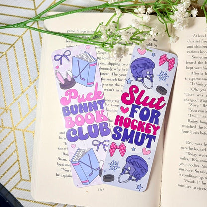 Puck Bunny Inspired Dual - Sided Matte Cardstock Bookmark - Awfullynerdy.co