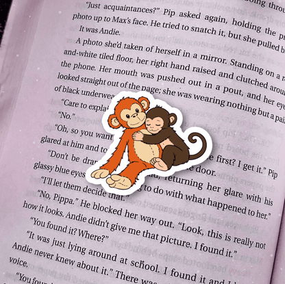 Punch Monkey Laminated Sticker - Awfullynerdy.co
