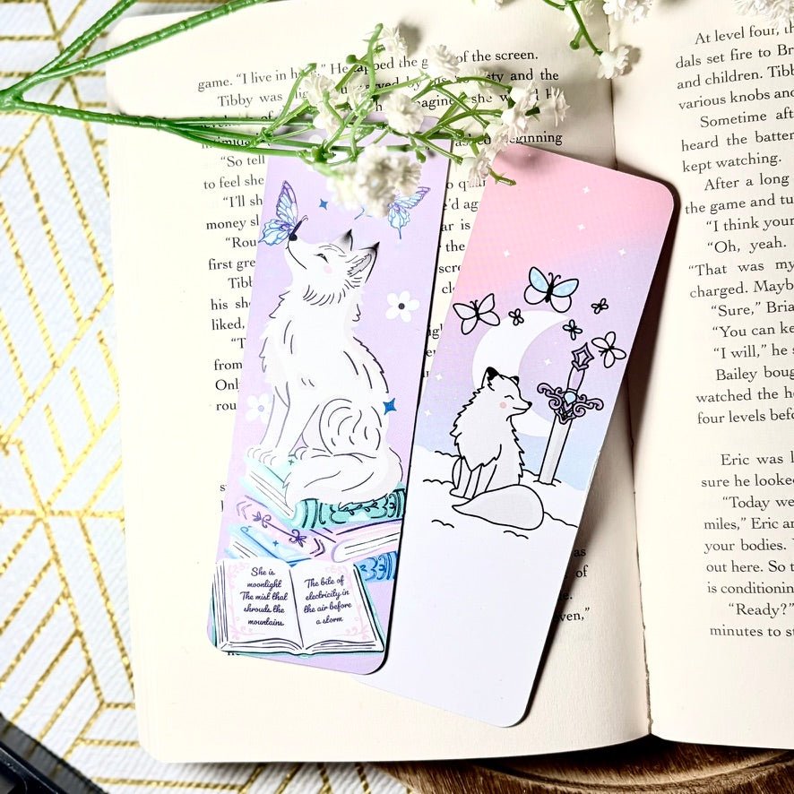 Quicksilver Inspired Dual - Sided Matte Cardstock Bookmark - Awfullynerdy.co