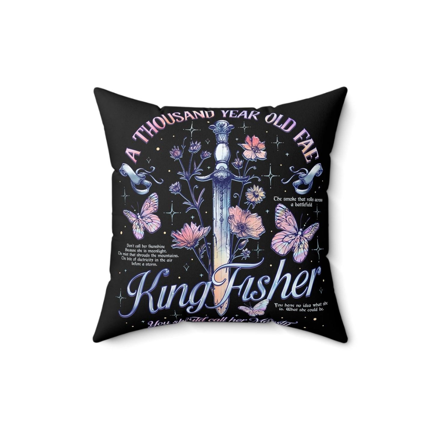 Quicksilver Inspired Pillow – Dark Fae Romance Throw Pillow, Romantasy Bookish Decor, Moody Aesthetic Cushion, Enemies to Lovers Home Accent - Awfullynerdy.co