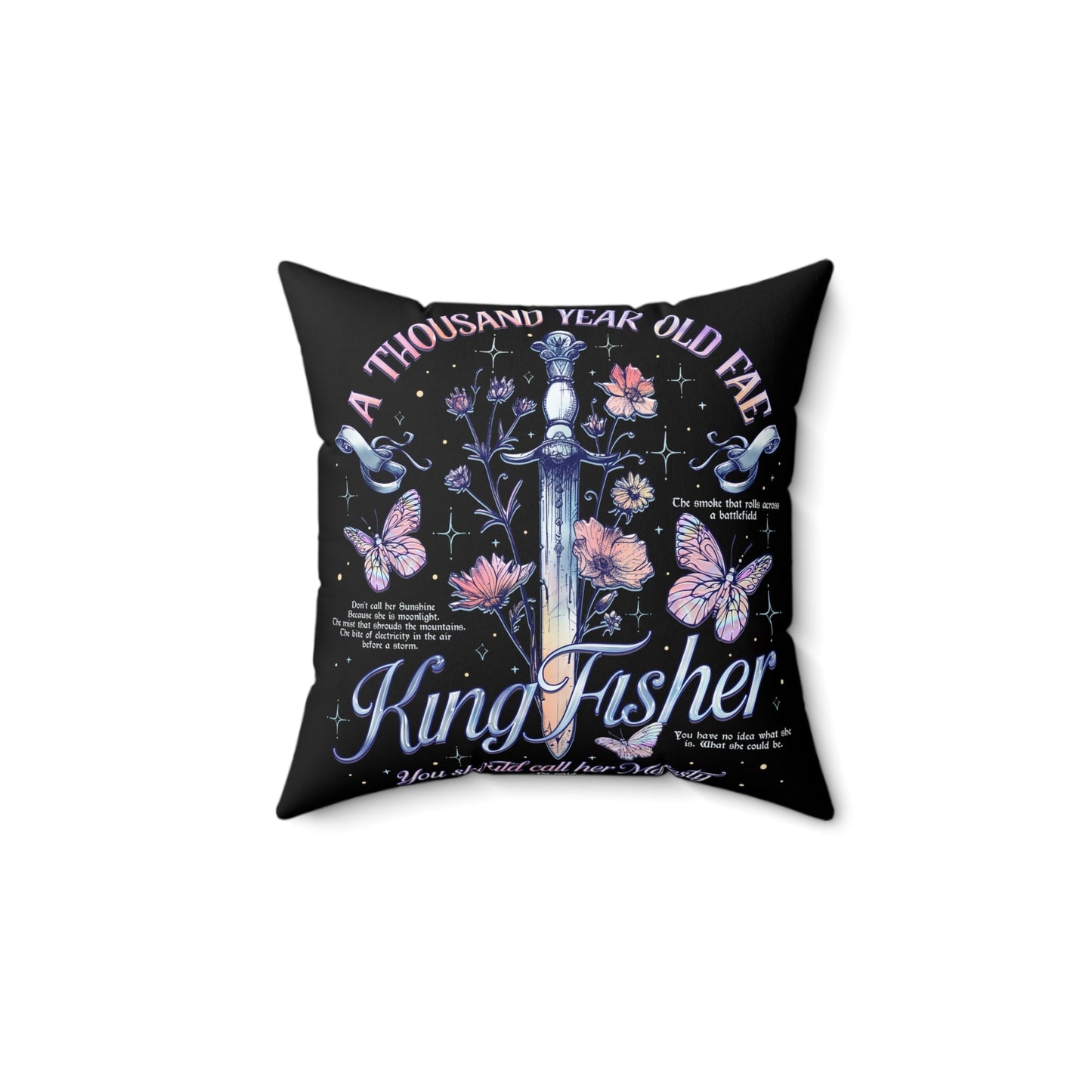 Quicksilver Inspired Pillow – Dark Fae Romance Throw Pillow, Romantasy Bookish Decor, Moody Aesthetic Cushion, Enemies to Lovers Home Accent - Awfullynerdy.co