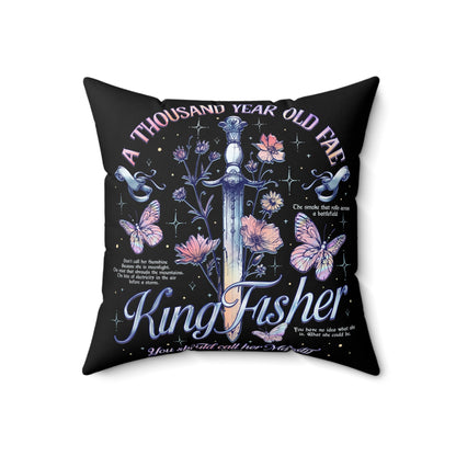 Quicksilver Inspired Pillow – Dark Fae Romance Throw Pillow, Romantasy Bookish Decor, Moody Aesthetic Cushion, Enemies to Lovers Home Accent - Awfullynerdy.co