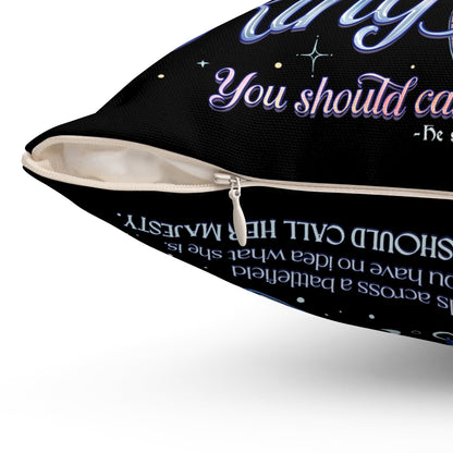 Quicksilver Inspired Pillow – Dark Fae Romance Throw Pillow, Romantasy Bookish Decor, Moody Aesthetic Cushion, Enemies to Lovers Home Accent - Awfullynerdy.co
