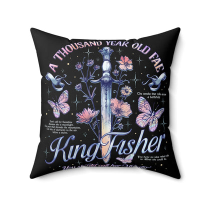 Quicksilver Inspired Pillow – Dark Fae Romance Throw Pillow, Romantasy Bookish Decor, Moody Aesthetic Cushion, Enemies to Lovers Home Accent - Awfullynerdy.co