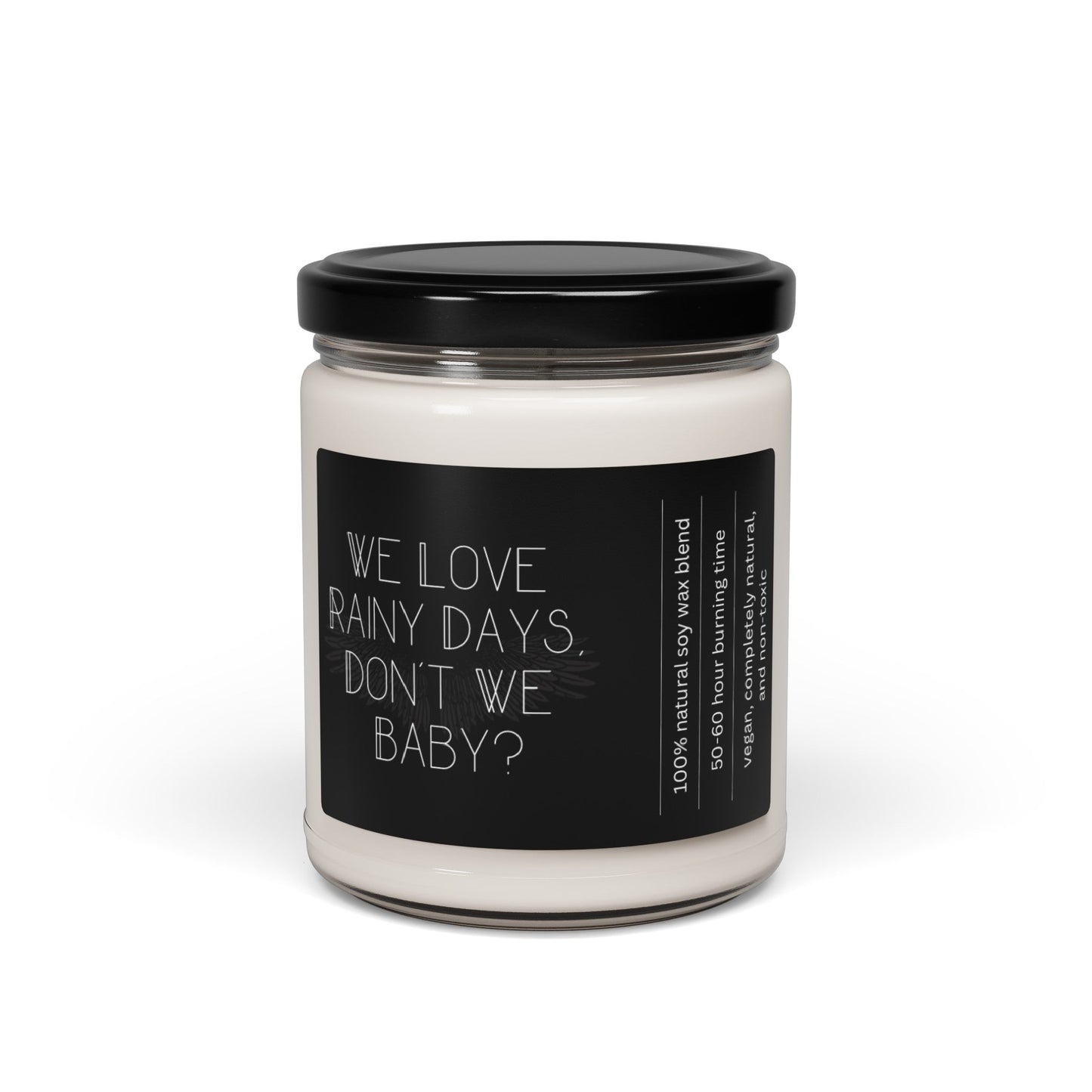 Rainy Days Flock Series Scented Soy Candle, 9oz - vegan, non toxic candle - Awfullynerdy.co