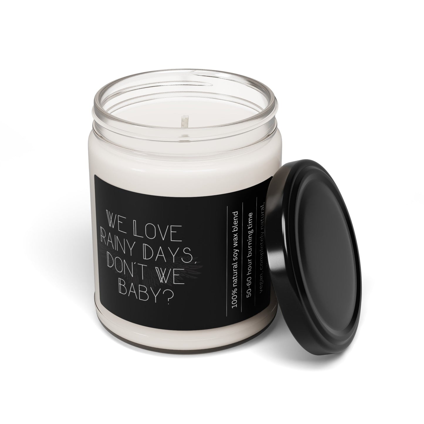 Rainy Days Flock Series Scented Soy Candle, 9oz - vegan, non toxic candle - Awfullynerdy.co