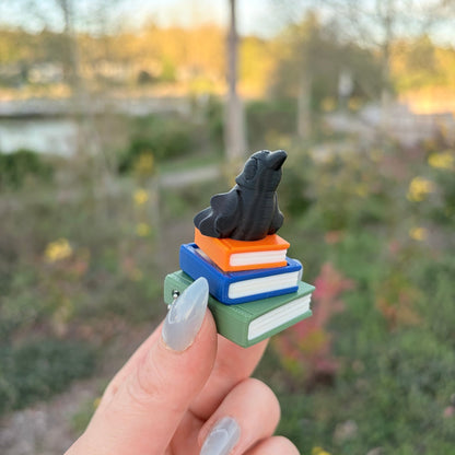 Ravenhood Inspired Book Stack Fidget Clicker Keychain - Awfullynerdy.co