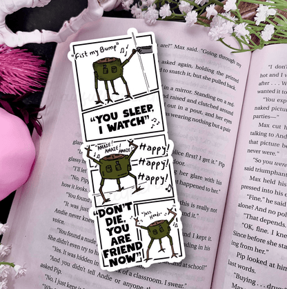 Rocky Inspired Die - Cut Laminated Sparkle Bookmark - Awfullynerdy.co
