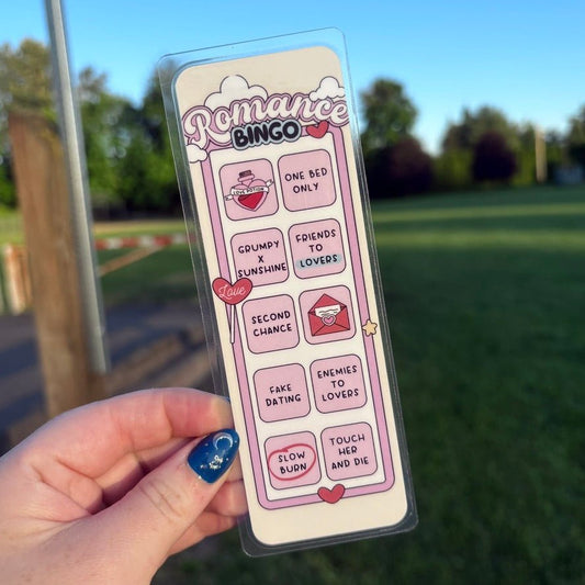 Romance and Smut BINGO Dual - Sided Cardstock Bookmark - Awfullynerdy.co