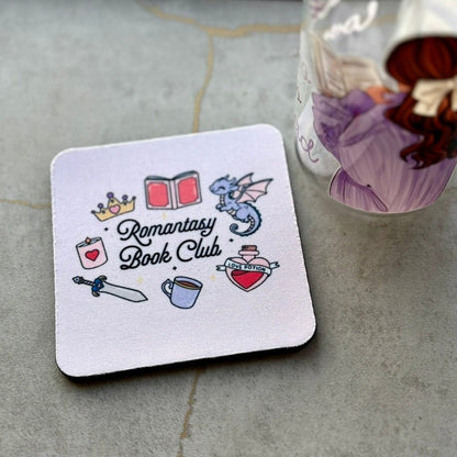 Romantasy Book Club Coaster - ONE Coaster - Awfullynerdy.co