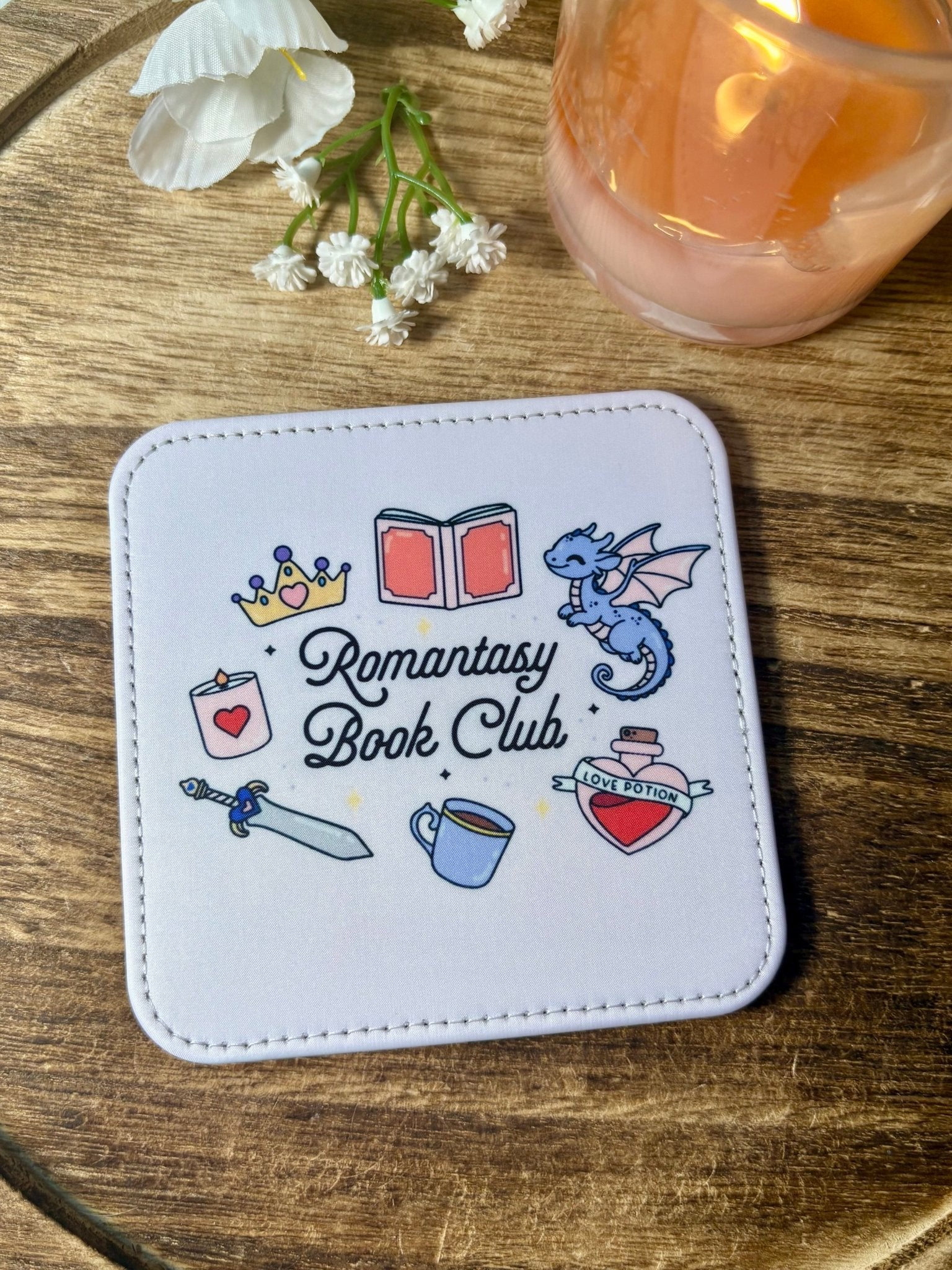 Romantasy Book Club Coaster - ONE Coaster - Awfullynerdy.co