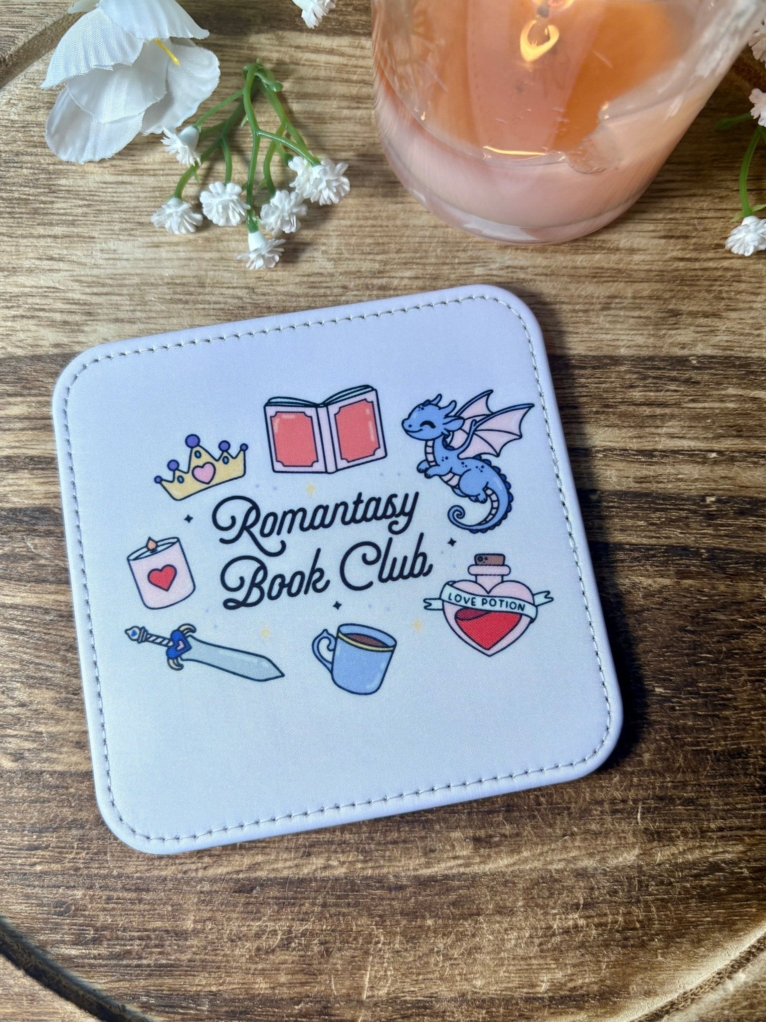 Romantasy Book Club Coaster - ONE Coaster - Awfullynerdy.co