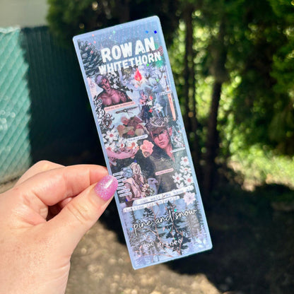 Rowan Whitethorn Collage Cardstock Bookmark - Awfullynerdy.co