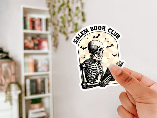 Salem Book Club Sticker - Awfullynerdy.co