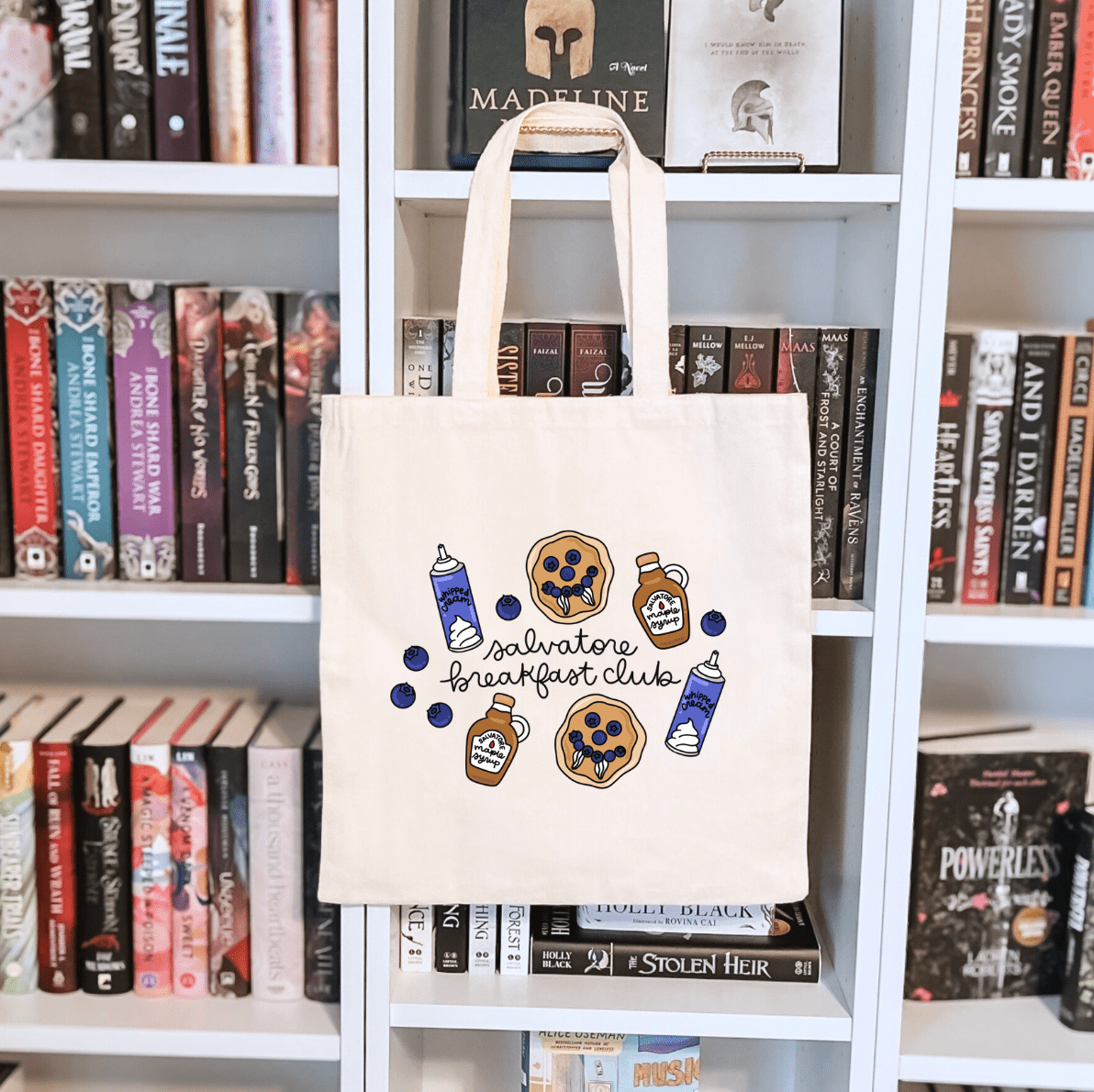 Salvatore Breakfast Club Sublimated Canvas Tote Bag - Awfullynerdy.co