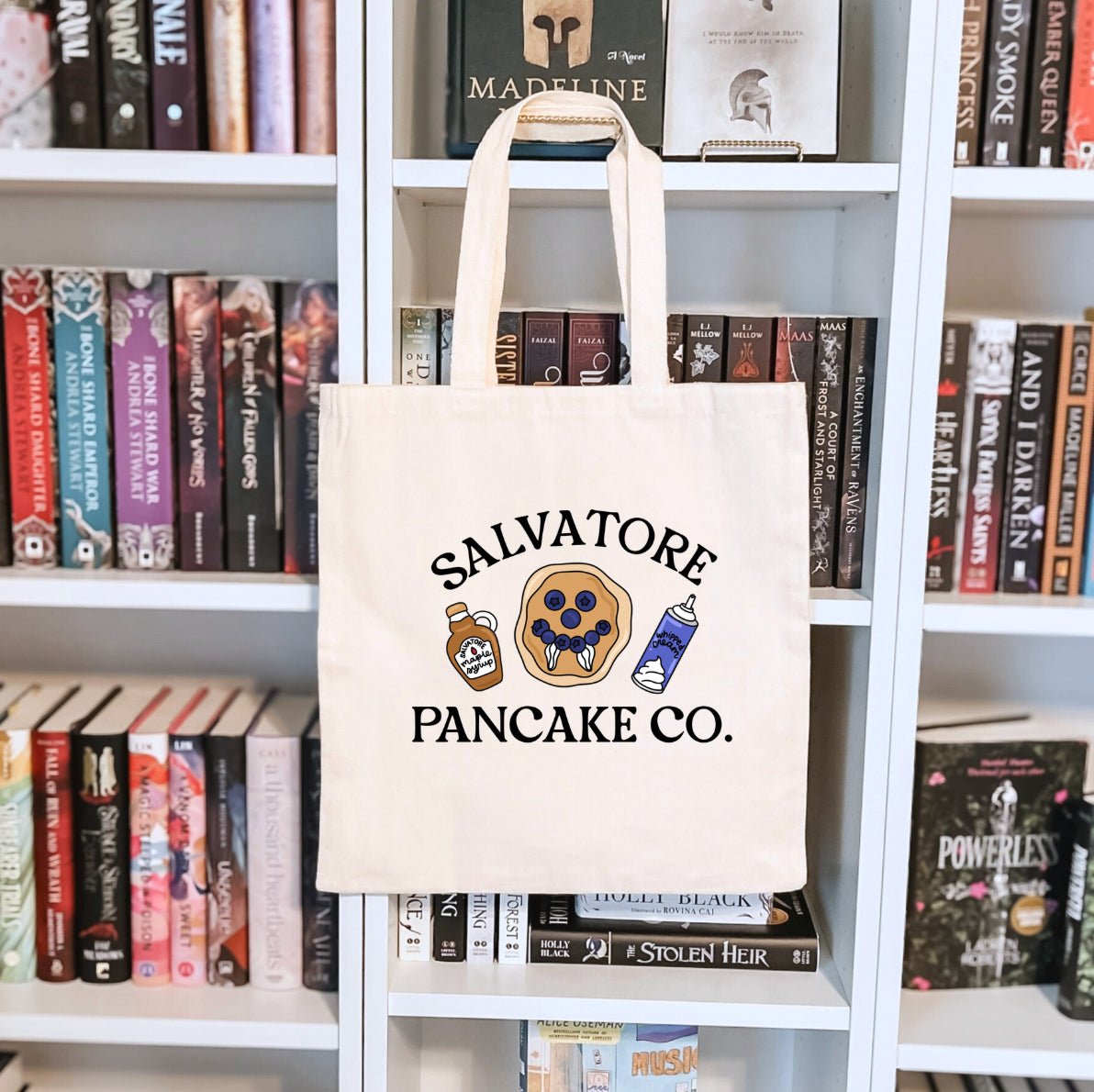 Salvatore Pancake Co Sublimated Canvas Tote Bag - Awfullynerdy.co