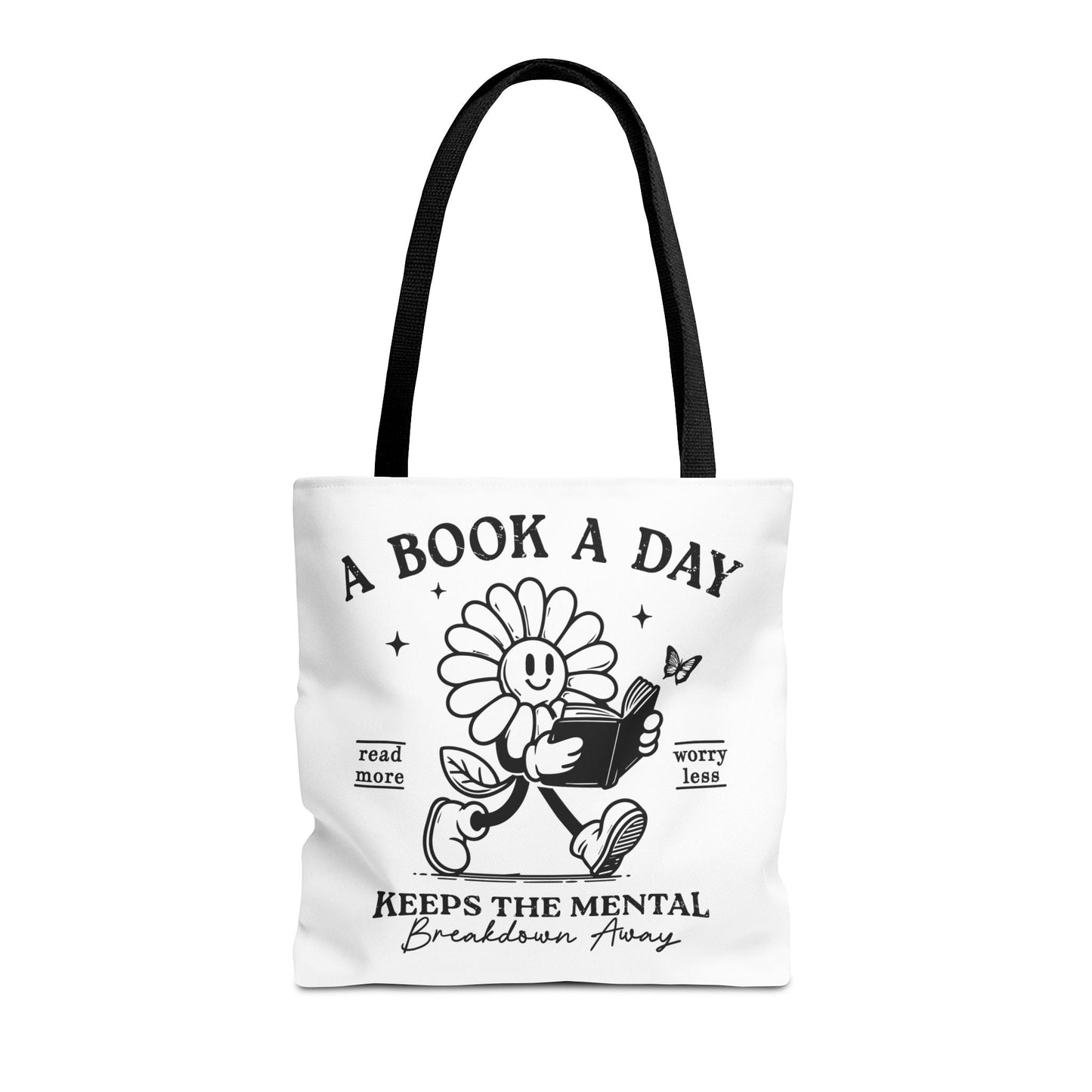 Self Care Tote Bag - Reading Inspirational Book Lover Gift Carryall, Library Bookworm Reusable Shopping Bag, Literary Quote Shoulder Bag, - Awfullynerdy.co