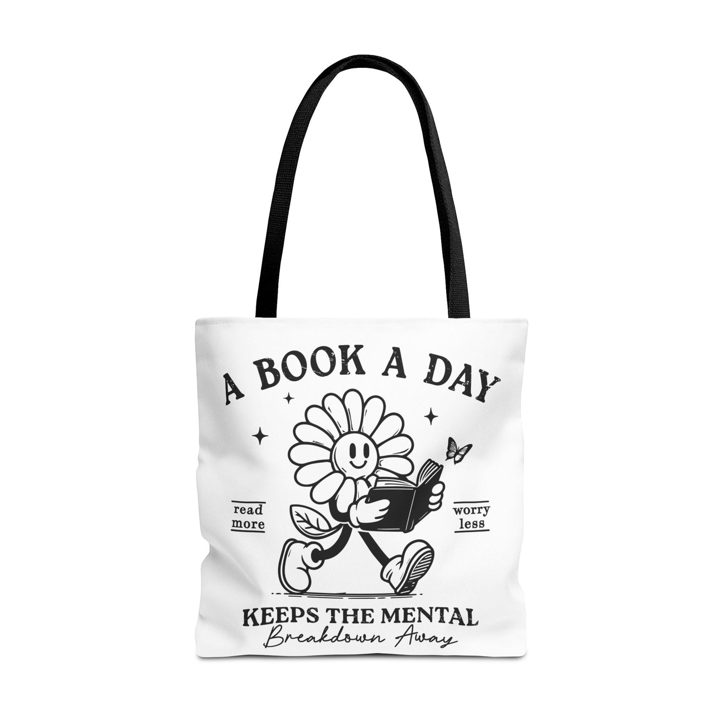 Self Care Tote Bag - Reading Inspirational Book Lover Gift Carryall, Library Bookworm Reusable Shopping Bag, Literary Quote Shoulder Bag, - Awfullynerdy.co