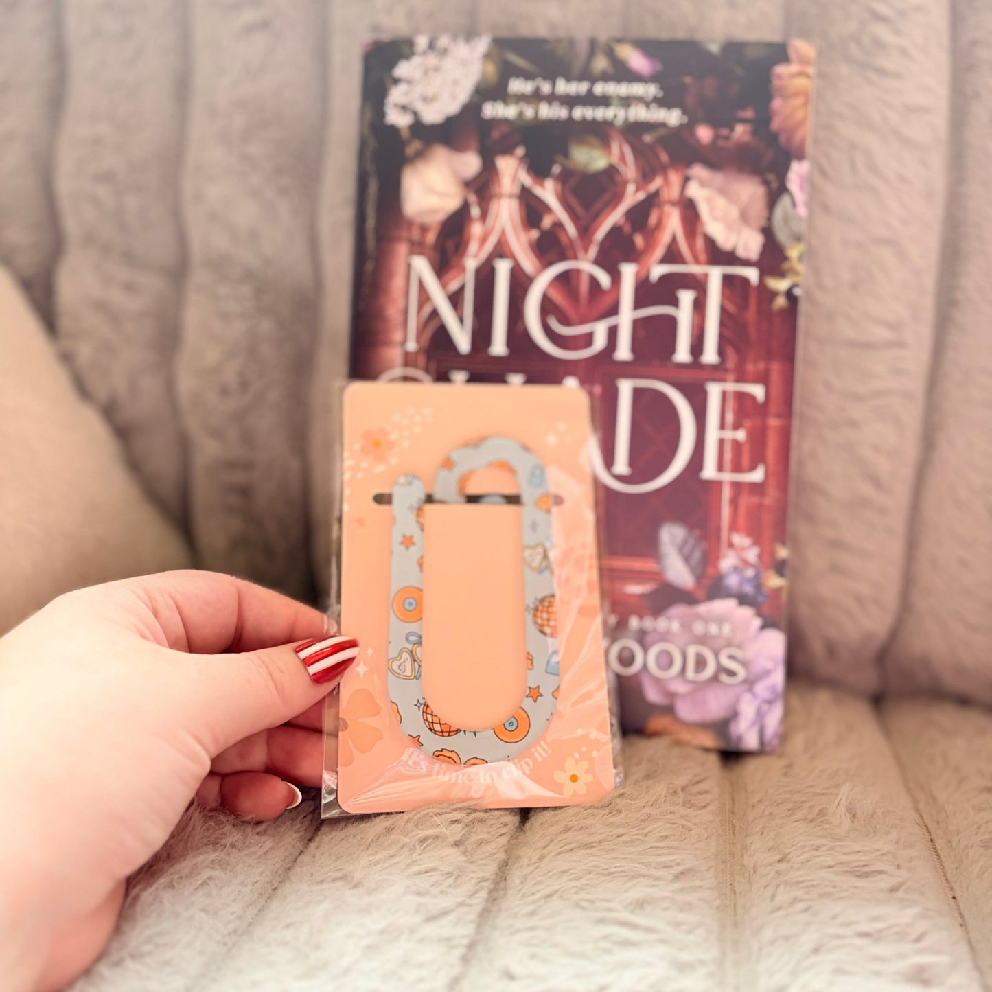 Showgirl Jumbo Acrylic Paperclip Sublimated Bookmark – Bookish Page Holder - Awfullynerdy.co